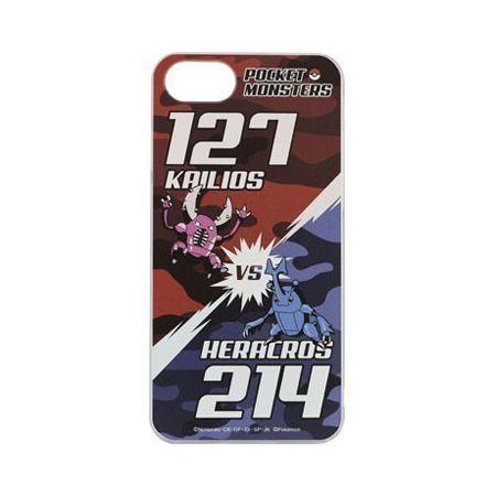 ポケットモンスター iPhone SE2 2020 第2世代 8/7/6s/6対応ハードケース POKE-593A / カイロスvsヘラクロス｜rinzo