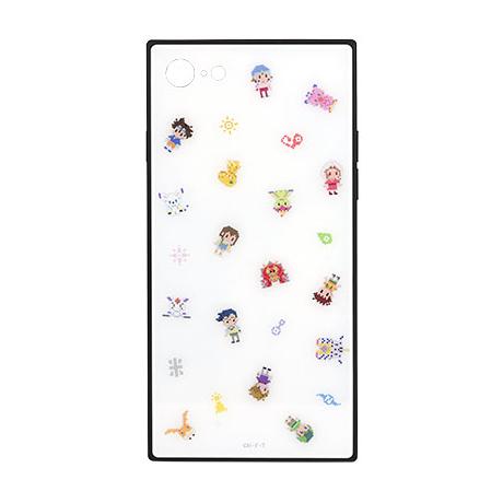 デジモンアドベンチャー Iphonese 第2世代 8 7 対応 スクエアガラスケース Dga 07a ドット絵 リンゾウ 通販 Yahoo ショッピング