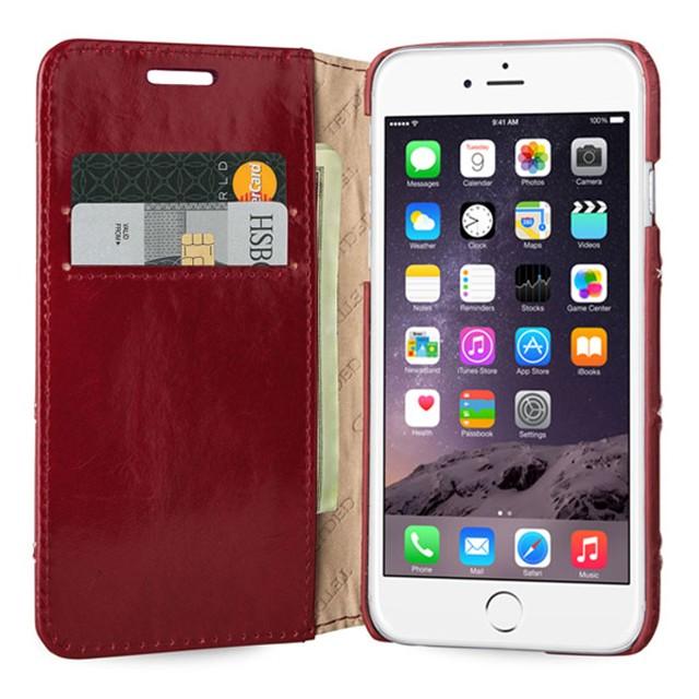 TETDED iPhone 6s / 6 対応 ブックレザーケース 牛本革 TET6