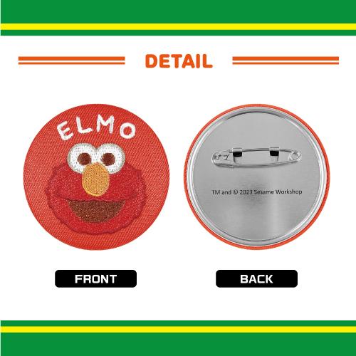 T'S FACTORY セサミストリート トレーディング刺繍缶バッジ SS