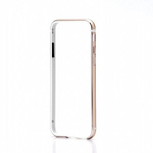 Iron Soft iPhone SE2 2020 第2世代 8 / 7 対応 シリコン+アルミバンパー LP-I7BHVGD / ゴールド｜rinzo｜02