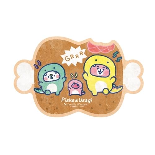 エンスカイ カナヘイの小動物 トラベルステッカー / ピスケとうさぎの