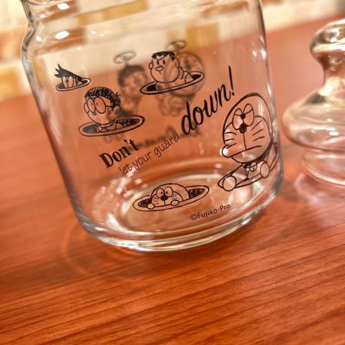 希少　ドラえもん フロストガラス 保存容器　瓶 ドラえもん 耐熱ガラス パック＆レンジ 200ml | ドラえもん未来