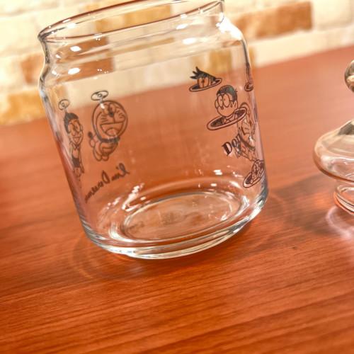 希少　ドラえもん フロストガラス 保存容器　瓶 ドラえもん 耐熱ガラス パック＆レンジ 200ml | ドラえもん未来