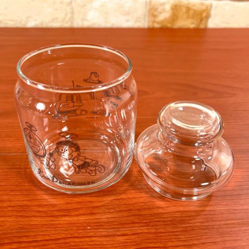 希少　ドラえもん フロストガラス 保存容器　瓶 ドラえもん 耐熱ガラス パック＆レンジ 200ml | ドラえもん未来