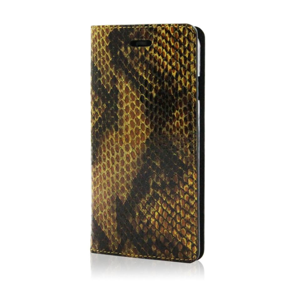 iPhone SE ケース スマホケース 手帳型 携帯ケース 本革 SE 第3世代 iPhone8 iPhone8 Plus / ダイヤモンドパイソン：イエロー |  | 01