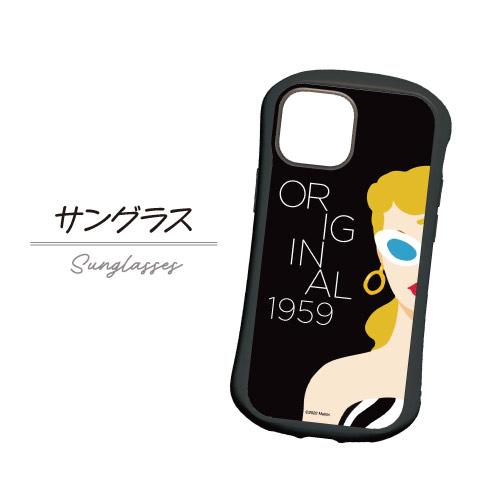 Barbie iPhone13mini/12mini対応ハイブリッドガラスケース BAR-24 / ファッション サングラス ドレス | gourmandise | 02