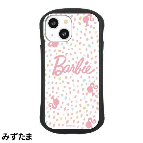 送料無料 Barbie iPhone13mini/12mini対応ハイブリッドガラスケース BAR-32 /みずたま/ウェディング/ | gourmandise | 01