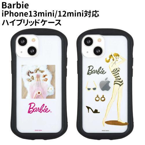 送料無料 Barbie iPhone13mini/12mini対応ハイブリッドクリアケース BAR-36 /ヒール/スイム/ | gourmandise