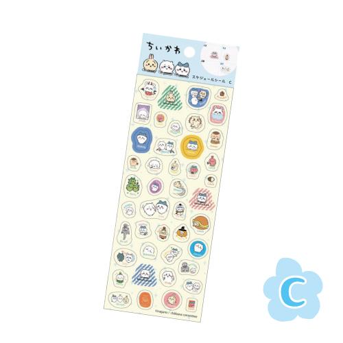 エンスカイ ちいかわ スケジュールシール /A B C D全4種 クリア