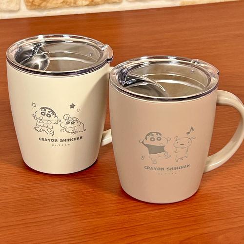 クレヨンしんちゃん カラビナステンレスカップ キャンプ 野原家