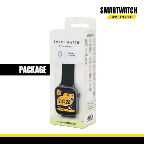 送料無料 スマートウォッチ スクエア型 シリコンベルト CS4A0001 / ブラック グレー ベージュ ブルー |  | 10