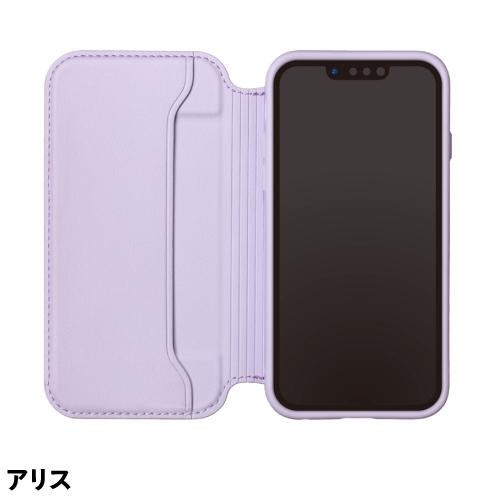 送料無料 ディズニーキャラクター iPhone13Pro対応ガラスフリップケース DGF21N01-04｜rinzo｜13