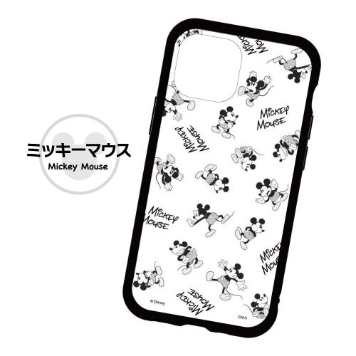 送料無料 ディズニー IIIIfit Clear iPhone13mini/12mini対応ハイブリッドケース DN-876 /ミッキー ミニー ドナルド チップ＆デール プーさん エイリアン | gourmandise | 01