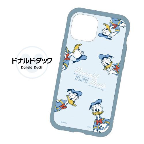 送料無料 ディズニー IIIIfit Clear iPhone13mini/12mini対応ハイブリッドケース DN-876 /ミッキー ミニー ドナルド チップ＆デール プーさん エイリアン | gourmandise | 03