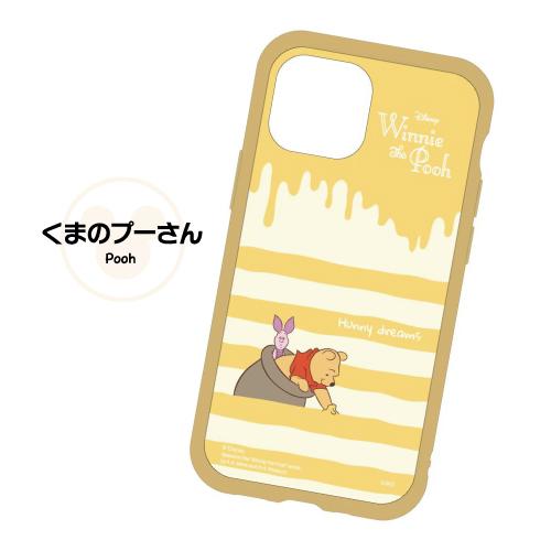 送料無料 ディズニー IIIIfit Clear iPhone13mini/12mini対応ハイブリッドケース DN-876 /ミッキー ミニー ドナルド チップ＆デール プーさん エイリアン | gourmandise | 05