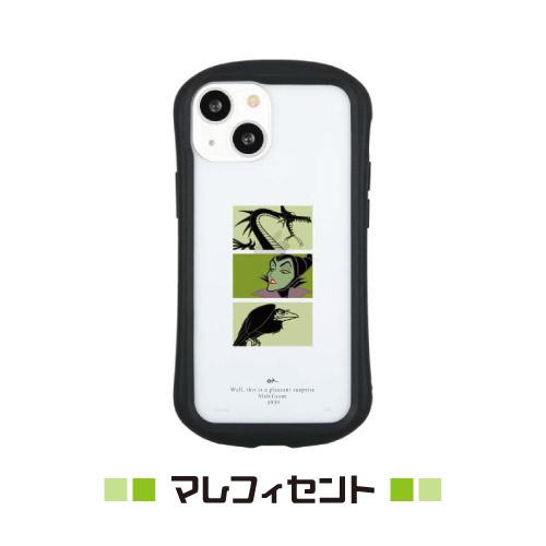 ディズニーキャラクター iPhone13mini/12mini対応ハイブリッドクリアケース DN-971 / ハートの女王 スカー アースラ ハデス マレフィセント | gourmandise | 05