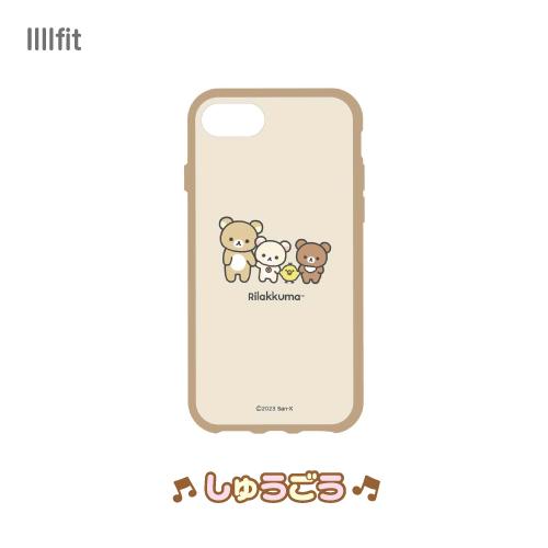 送料無料 リラックマ IIIIfit IIIIfit Clear iPhoneSE(第3世代/第2世代)/8/7/6s/6対応耐衝撃ケース ハイブリッド イーフィット クリア 透明 GRC-331-2 | gourmandise | 01