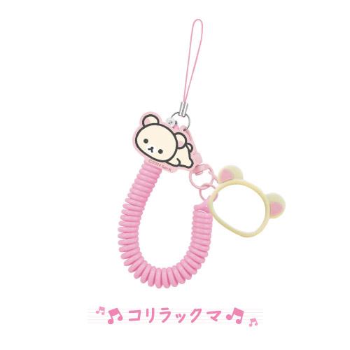 【未使用】リラックマ チョコストラップ ピンク、ホワイト 未使用】リラックマ チョコストラップ ピンク、ホワイト 未使用