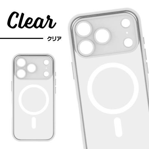 送料無料 iPhone18Pro iPhone17Pro 対応 IIIIfit プランプフレーム MagSafe対応 ケース IFT-197 / ブラック クリア | gourmandise | 02