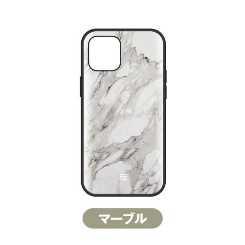 IIIIfit iPhone13mini/12mini対応ハイブリッドケース IFT-81 /ホワイト ブラック グレー ブルー レッド グリーン ピンク アイボリー マーブル ウォールナット | gourmandise | 10