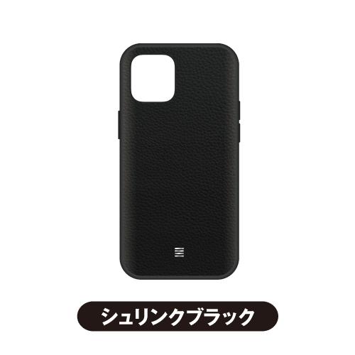 IIIIfit Leather iPhone13mini/12mini対応ハイブリッドケース PUレザーシェルケース IFT-97 /シュリンク サフィアーノ パイソン クロコ | gourmandise | 01