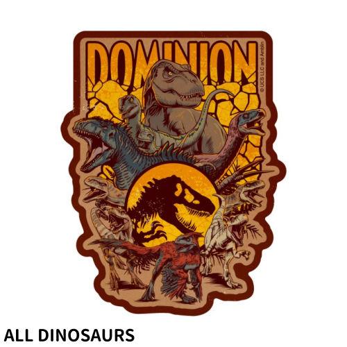 エンスカイ JURASSIC WORLD JURASSIC PARK トラベルステッカー