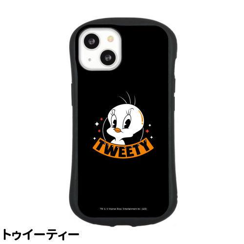 送料無料 ルーニー・テューンズ iPhone13対応 ハイブリッドガラスケース LTS-37 /トゥイーティー/ローラ・バニー｜rinzo｜02