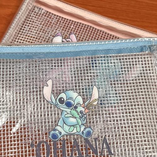 マリモクラフト Disney/ディズニー PVCクリアポーチ 水彩スケッチ