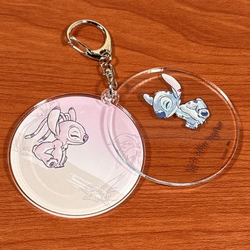 マリモクラフト Disney/ディズニー スライドアクリルキーホルダー 水彩