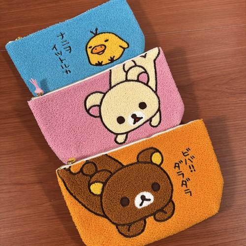 マリモクラフト 送料無料 リラックマ サガラ刺繍ポーチ MRK-819-21