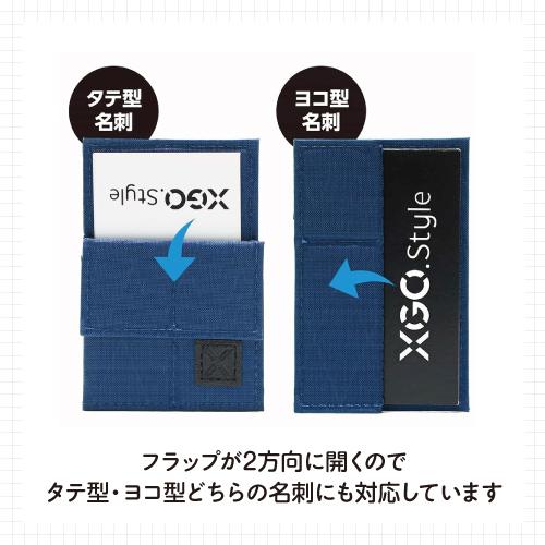 送料無料 XGO.style 名刺入れ MEISHI-CLIP MagSafe対応 マグネット式名刺クリップ スリム MX02-PT01 / ブラック ネイビー | apeiros | 04