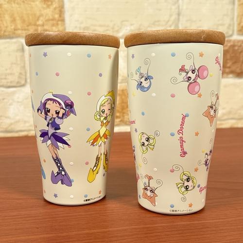 【未使用】マリモクラフト おジャ魔女どれみ 木蓋付きタンブラー 350ml マリモクラフト 送料無料 おジャ魔女どれみ 木蓋つきタンブラー 保温