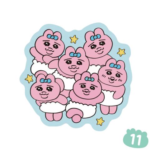 エンスカイ おぱんちゅうさぎ ダイカットステッカーミニ /第2弾