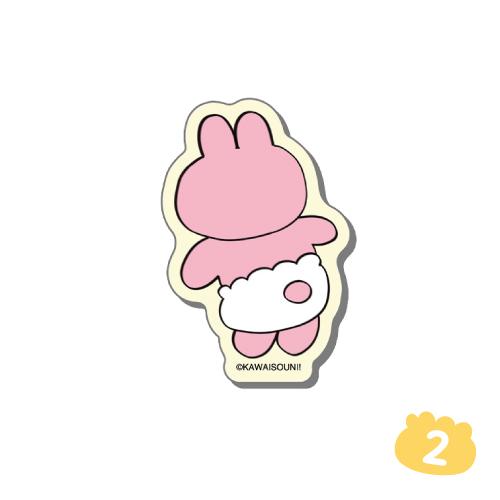 おつおつ　アイコンぬい+ステッカー7種 ゴレンジャー×コウペンちゃん 大きめサイズのクリアステッカー