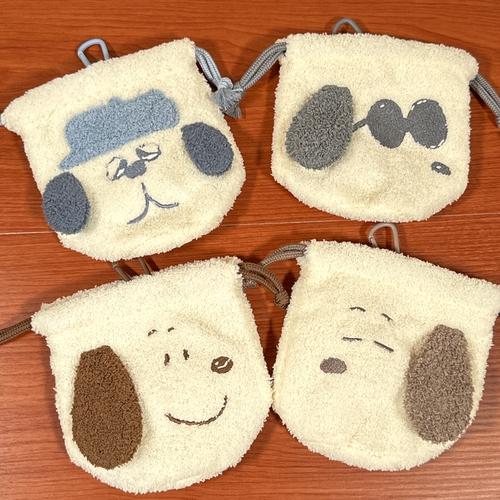 【新品】Peanuts LIFE＆TIMES フェイラー スヌーピー 巾着 マリモクラフト ピーナッツ/スヌーピー ふわふわフェイス巾着 SPCQ-518
