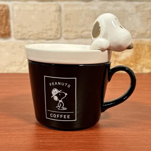 マリモクラフト ピーナッツ/スヌーピー ラテアートマグ フタ 小皿