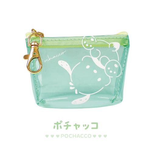 Sanrio ポチャッコ バニティポーチ ミント チョコミント サマンサタバサプチチョイスのサンリオ「ポチャッコ」ポーチ