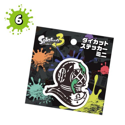 スプラトゥーン3 ダイカットステッカーミニ 8種 イカ タコ｜rinzo｜07