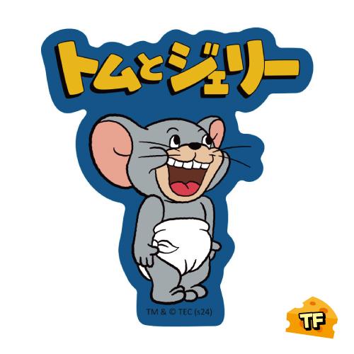 T'S FACTORY トムとジェリー ミニクリアステッカー ファニーレトロ TJ