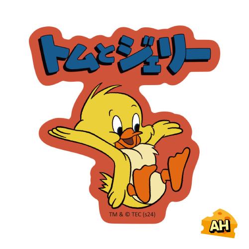 T'S FACTORY トムとジェリー ミニクリアステッカー ファニーレトロ TJ