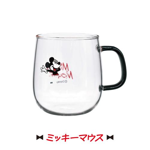ディズニー 耐熱ガラスマグ WDH-2010-1 /ミッキーマウス ドナルドダック 持ち手付き｜rinzo｜02