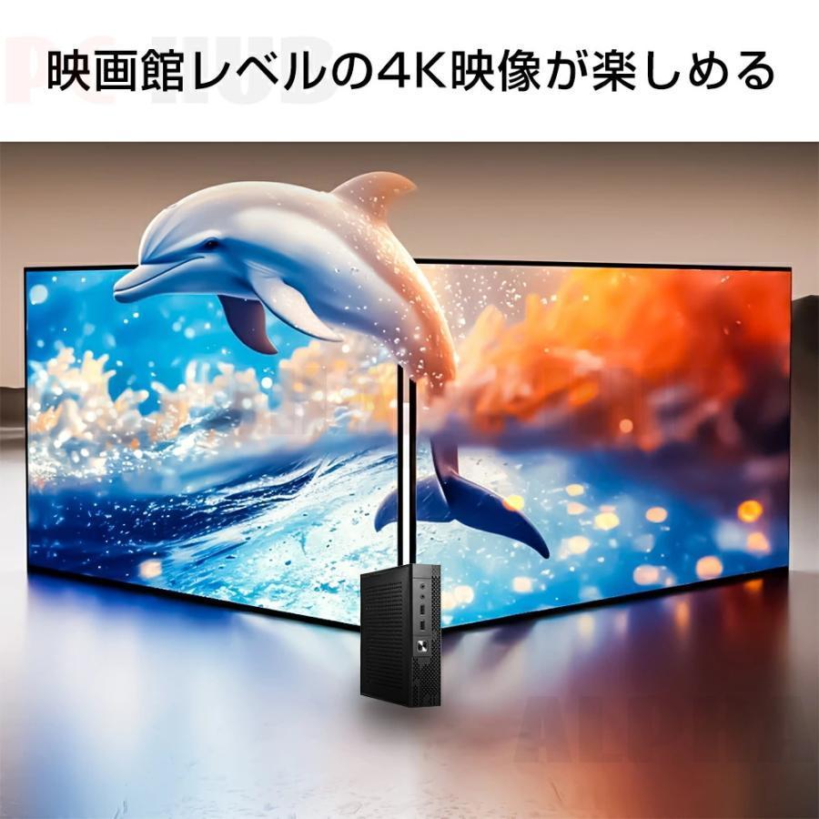 ミニPC 新品 Windows11 ミニパソコン mini pc office付き 4K 初期設定済 デスクトップパソコン intel core i5/i7 13世代CPU メモリ16GB SSD1TB 軽量 静音 小型の画像