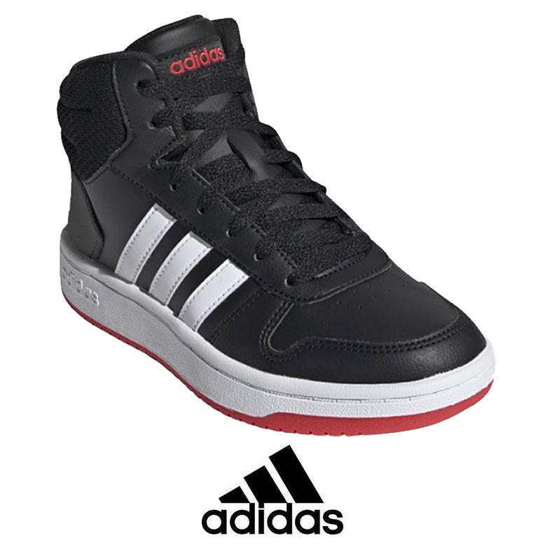 adidas（アディダス） アディフープス ADIHOOPS MID K 2.0 黒 ブラック