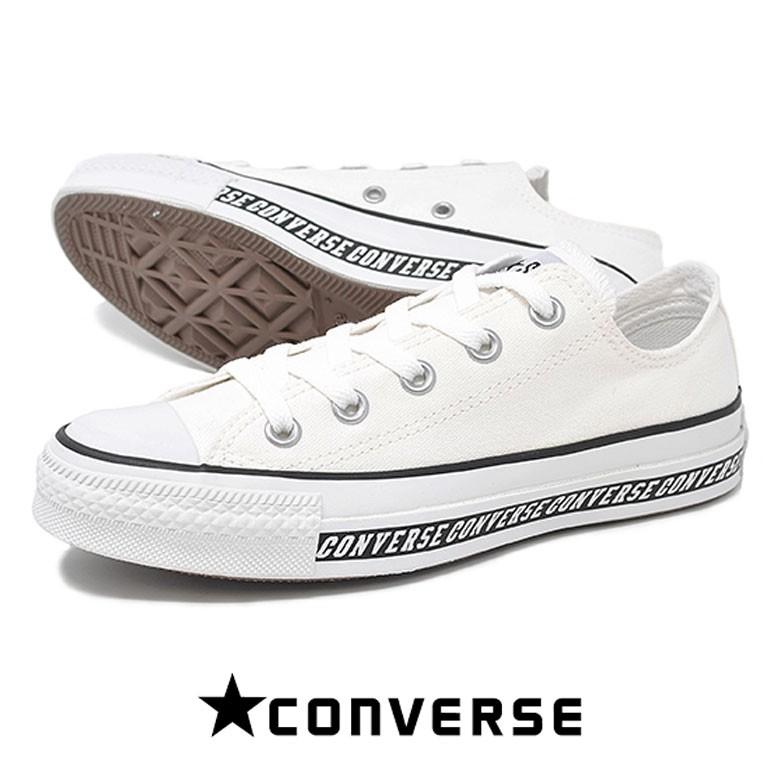 コンバース オールスター レディース スニーカー ローカット ロゴライン Ox Converse Allstar Logoline 白 ホワイト As Logoln Wh Rio Footwear 通販 Yahoo ショッピング