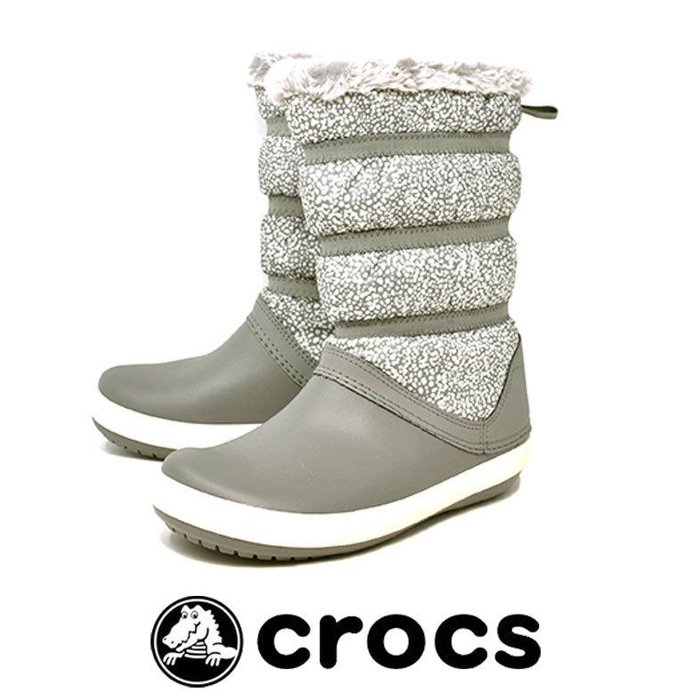 防寒 防水 軽量 防滑 スノーブーツ ボア レディース クロックス Crocs 5314 998 ドット スモーク Crocband Winter Boot W 雪 冬 ビーンブーツ Crocs5314 998 Rio Footwear 通販 Yahoo ショッピング