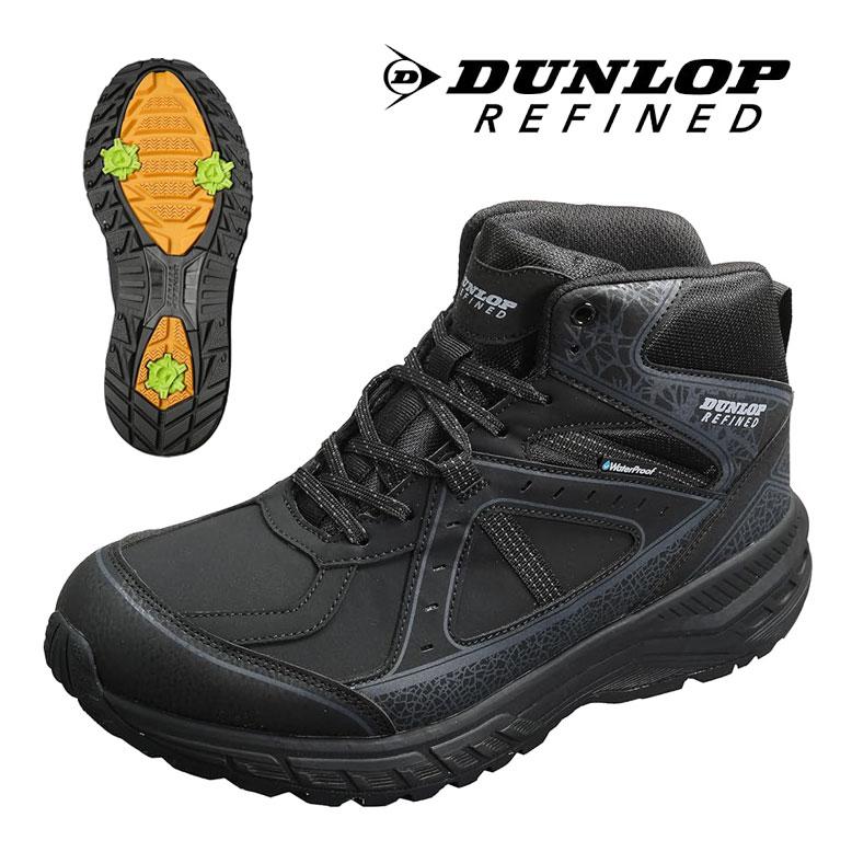 メンズ スノーブーツ 防水スニーカー 幅広 6E EEEEEE DUNLOP