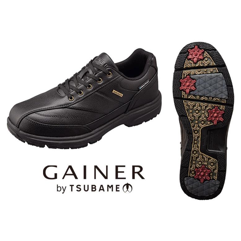 防水 スノーブーツ 4E メンズ 防寒 雪 鉄ピン スパイク ゲイナー 0143