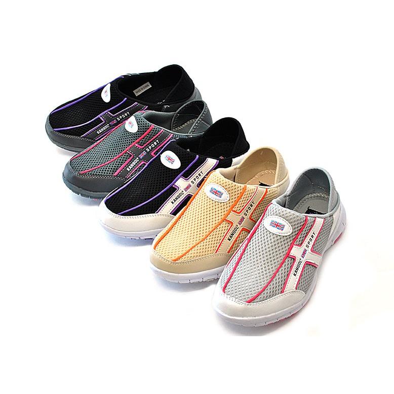 レディース スリッポン スニーカー 2way サボ サンダル かかと 踏める Kangol Sport カンゴール 8780 キックバック 軽量 クロッグ シューズ Kangol8780 Rio Footwear 通販 Yahoo ショッピング