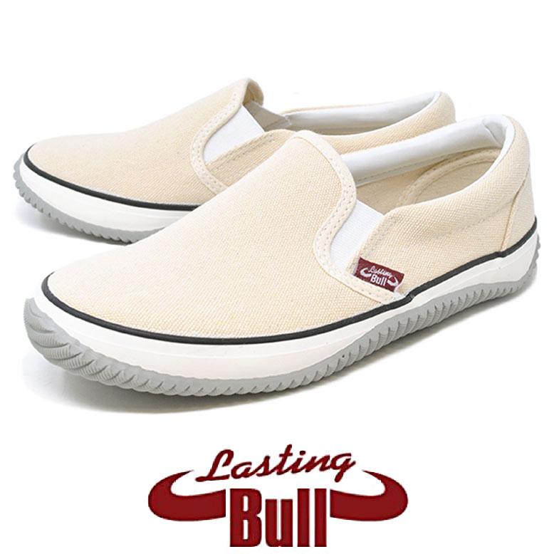 メンズ スリッポン スニーカー 上靴 上履き ラスティングブル 011 オフ